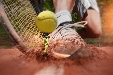 tennis op gravel